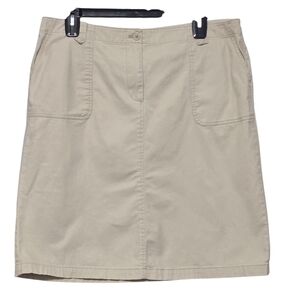 Basic Editions Beige Denim Women's Skirt Size 18W